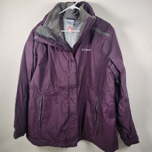 Columbia Women Arctic Trip II Interchange Omni-Heat Winter Jacket 1X